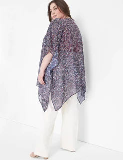 Shirts & Blouses^Lane Bryant Basic Chiffon Overpiece 1125308 Mia Floral
