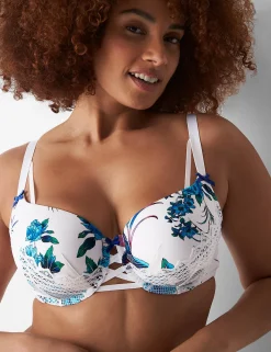 Balconette Bras^Lane Bryant Boost Balconette Bra Peony Floral