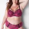 Sexy Bras^Lane Bryant Boost Balconette Bra Pink Yarrow