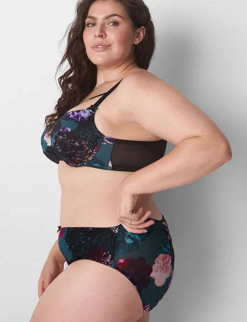 Sexy Bras^Lane Bryant Boost Balconette Bra Splendid Floral