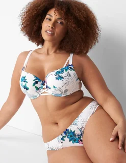 Balconette Bras^Lane Bryant Boost Balconette Bra Peony Floral