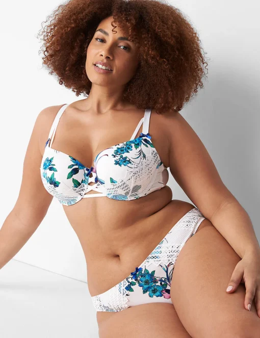 Balconette Bras^Lane Bryant Boost Balconette Bra Peony Floral