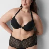 Sexy Bras^Lane Bryant Boost Plunge Bra Black