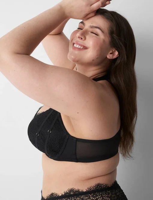 Sexy Bras^Lane Bryant Boost Plunge Bra Black
