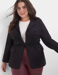 Blazers^Lane Bryant Bryant Blazer Black