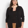 Sweaters^Lane Bryant Button-Front Cardigan Black