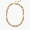 Necklaces^Lane Bryant Chainlink Necklace Gold Tone