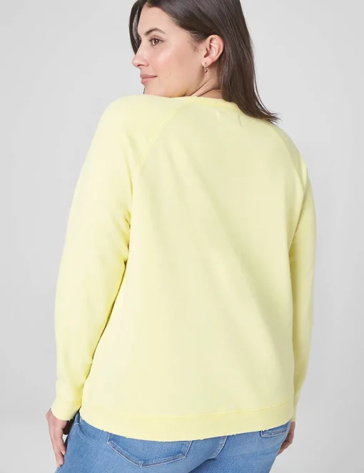Knit Tops^Lane Bryant Classic Raglan-Sleeve Sweatshirt Tee Meadowlark