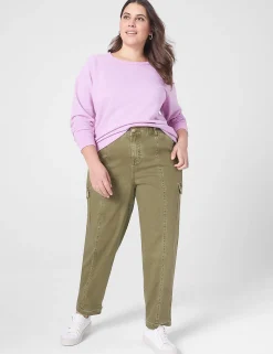 Knit Tops^Lane Bryant Classic Raglan-Sleeve Sweatshirt Tee First Bloom