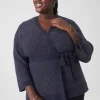 Sweaters^Lane Bryant Classic 3/4-Sleeve Belted Cardigan Night Sky