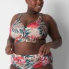 Brief Panties^Lane Bryant Comfort Bliss Full Brief Panty Tropical Garden Sand Dollar
