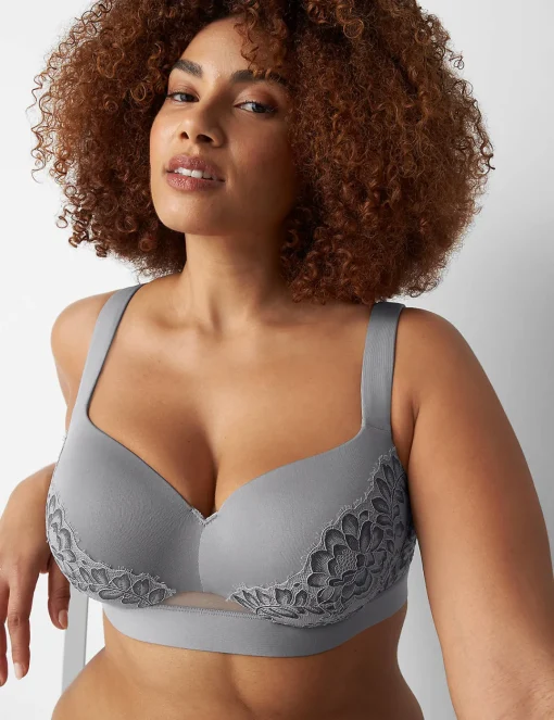 Underwire Bras^Lane Bryant Comfort Bliss Lightly Lined Balconette Bra Alloy