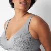 Full Coverage Bras^Lane Bryant Comfort Bliss Lightly Lined No-Wire Bra Alloy