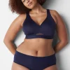 Full Coverage Bras^Lane Bryant Comfort Bliss Lightly Lined No-Wire Bra Maritime Blue