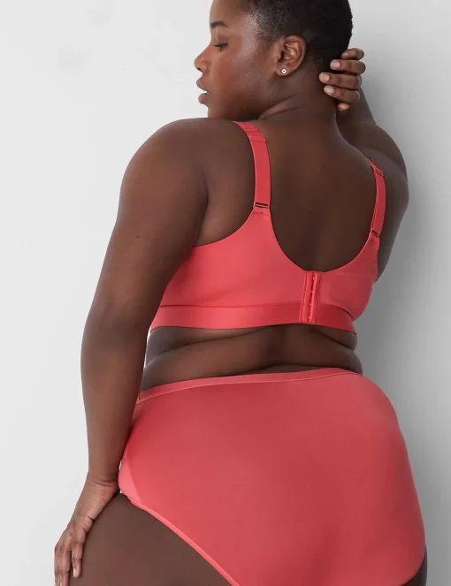 F To K Cups^Lane Bryant Comfort Bliss Lightly Lined Full Coverage Bra Cayenne