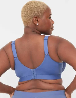 F To K Cups^Lane Bryant Comfort Bliss Lightly Lined Full Coverage Bra Bleached Denim