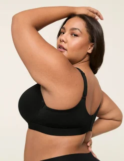 Underwire Bras^Lane Bryant Comfort Bliss Lightly Lined Full Coverage Bra Black
