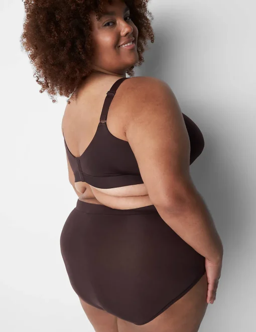 Underwire Bras^Lane Bryant Comfort Bliss Lightly Lined Full Coverage Bra Chocolate Plum