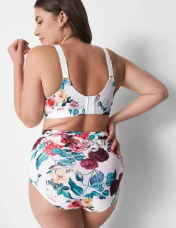 Underwire Bras^Lane Bryant Comfort Bliss Lightly Lined Full Coverage Bra Botanical Blooms