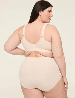 Full Coverage Bras^Lane Bryant Comfort Bliss Lightly Lined No-Wire Bra Sand Dollar