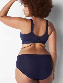 Full Coverage Bras^Lane Bryant Comfort Bliss Lightly Lined No-Wire Bra Maritime Blue