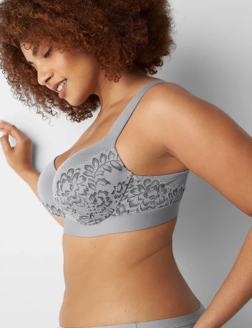 Underwire Bras^Lane Bryant Comfort Bliss Lightly Lined Balconette Bra Alloy