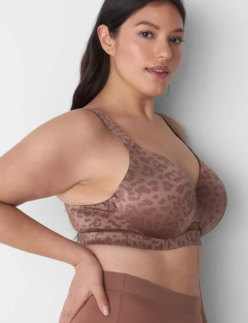 Underwire Bras^Lane Bryant Comfort Bliss Lightly Lined Full Coverage Bra Shine Animal Myristica