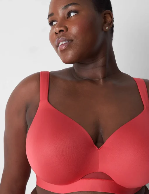 F To K Cups^Lane Bryant Comfort Bliss Lightly Lined Full Coverage Bra Cayenne