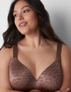 Underwire Bras^Lane Bryant Comfort Bliss Lightly Lined Full Coverage Bra Shine Animal Myristica