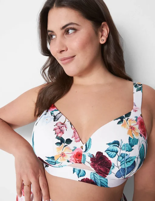 Full Coverage Bras^Lane Bryant Comfort Bliss Lightly Lined Full Coverage Bra Botanical Blooms