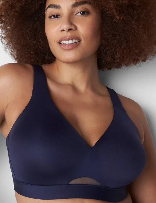 Full Coverage Bras^Lane Bryant Comfort Bliss Lightly Lined No-Wire Bra Maritime Blue