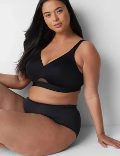 Specialty Bras^Lane Bryant Comfort Bliss Nursing Bra Black