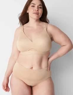 Specialty Bras^Lane Bryant Comfort Bliss Nursing Bra Cafe
