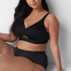 Full Coverage Bras^Lane Bryant Comfort Bliss Nursing Bra Black