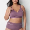 Full Coverage Bras^Lane Bryant Comfort Bliss Nursing Bra Arctic Dusk