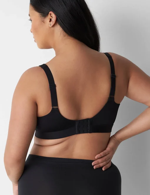Full Coverage Bras^Lane Bryant Comfort Bliss Nursing Bra Black