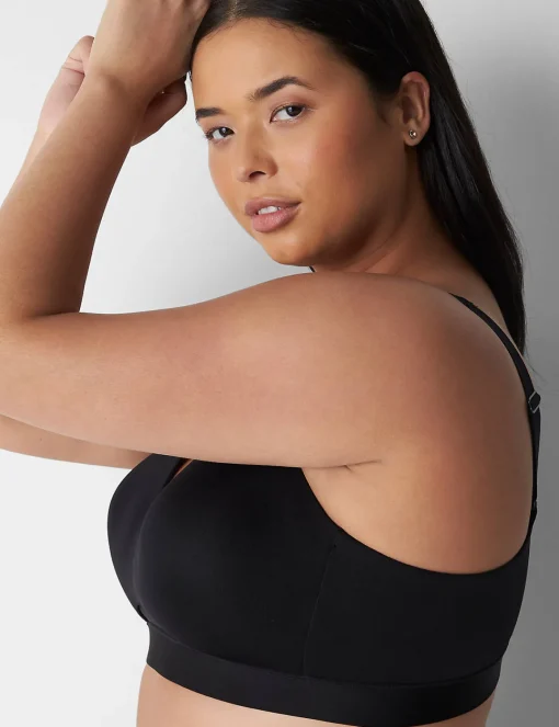 Full Coverage Bras^Lane Bryant Comfort Bliss Nursing Bra Black