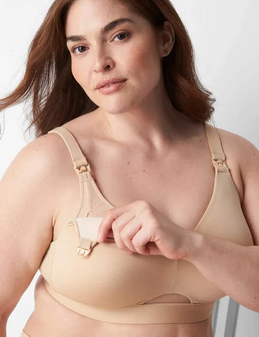 Specialty Bras^Lane Bryant Comfort Bliss Nursing Bra Cafe