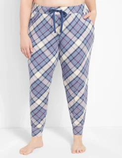 Sleep Separates^Lane Bryant Comfy Cotton Jogger Hero Plaid