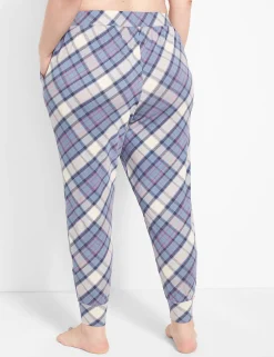 Sleep Separates^Lane Bryant Comfy Cotton Jogger Hero Plaid