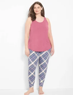 Sleep Separates^Lane Bryant Comfy Cotton Jogger Hero Plaid