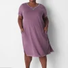 Sleepshirts^Lane Bryant Comfy Cotton Sleepshirt Flint