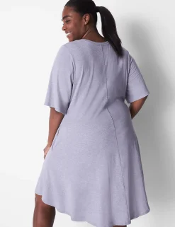 Sleepshirts^Lane Bryant Comfy Cotton Sleepshirt Grisaille