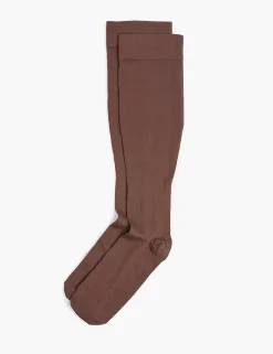Socks^Lane Bryant Compression Sock Chocolate Truffle