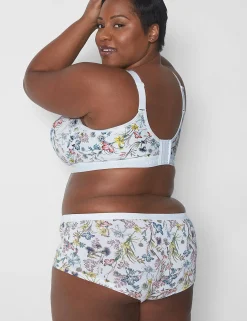 Boyshort Panties^Lane Bryant Cotton Boyshort Panty Illustration Botanical