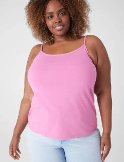 The Tee Shop^Lane Bryant Cotton Cami Fiji Flower