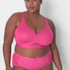 Brief Panties^Lane Bryant Cotton Full Brief Panty With Lace Trim Pink Yarrow