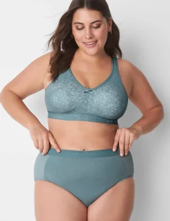 Brief Panties^Lane Bryant Cotton High-Leg Brief Panty With Wide Waistband Lead
