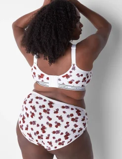 Brief Panties^Lane Bryant Cotton High-Leg Brief Panty Mini Roses