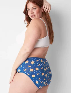 Brief Panties^Lane Bryant Cotton High-Leg Brief Panty Citrus Slices